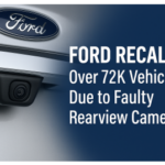ford recalls over 72k vehicles due to faulty rearview cameras