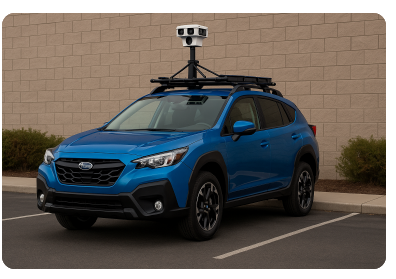 2024 subaru crosstrek cameras on top 7ft 7in total height​
