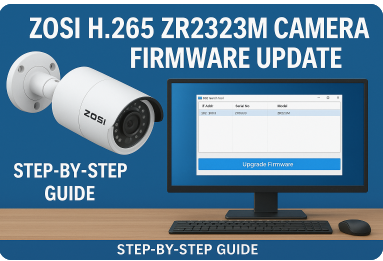 zosi h.265 zr2323m camera firmware update​