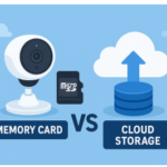 cinnado security camera instead of memory card showing cloud storage