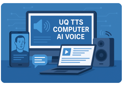 uq tts computer ai voice​